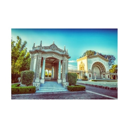 Joseph S Giacalone 'Magical Pavilion' Canvas Art,30x47